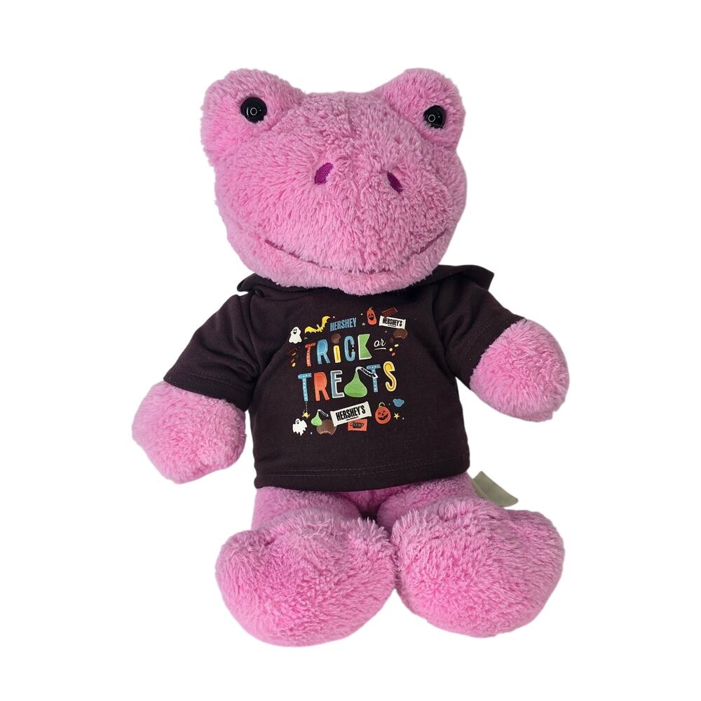 BAB Workshop Pink Spring Frog Licensed Plush Hershey’s Halloween Hoodie